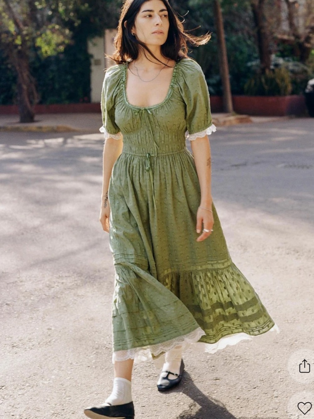 Christy Dawn Brynne Dress- Moss. XL